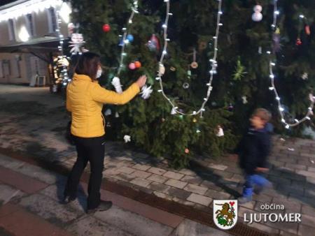 Ljutomer osvetlile praznične lučke 1